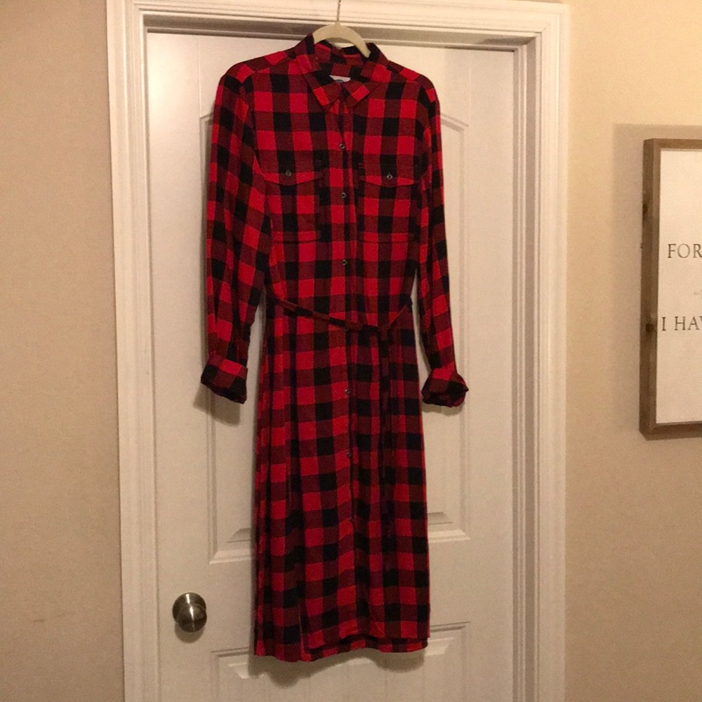 Old Navy Buffalo Check Dress